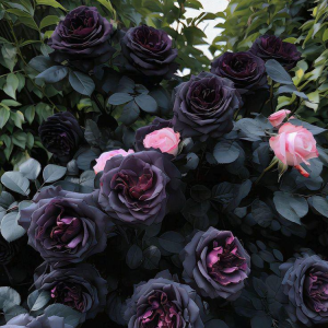Роза Черная купить по цене от 450р. в интернет-магазине «Посадика» с доставкой почтой в в Кирсанове и по всей России – [изображение №1].