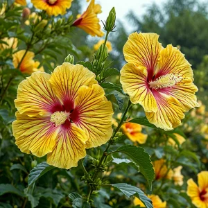 Гибискус Свит Соната купить по цене от 249р. в интернет-магазине «Посадика» с доставкой почтой в в Кирсанове и по всей России – [изображение №1].